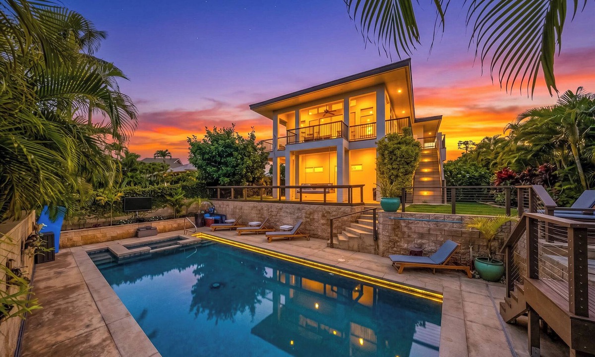 Bayview Villa | Kai Lani Ocean View Villa Pool, Tiki Bar & AC