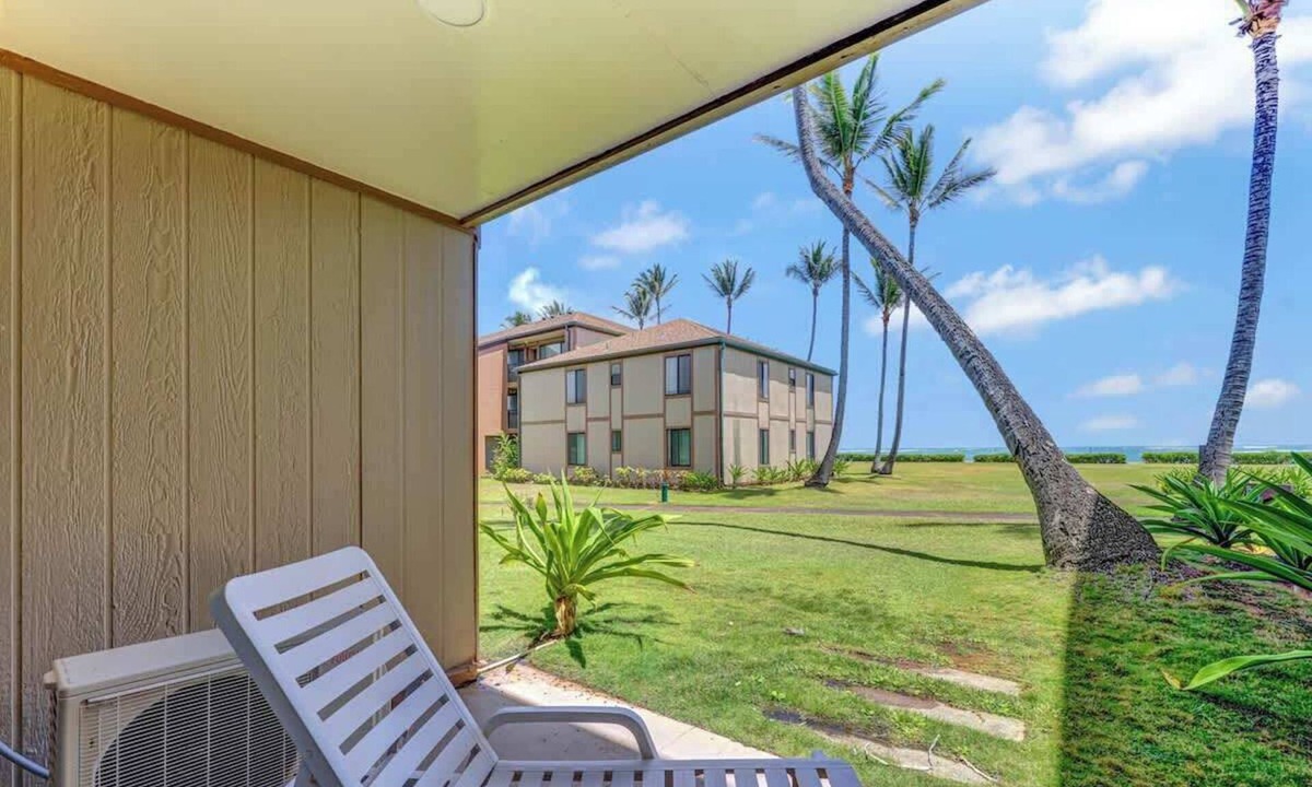 Kapaa Condo | Lush Ocean View Condo Pono Kai Resort F105
