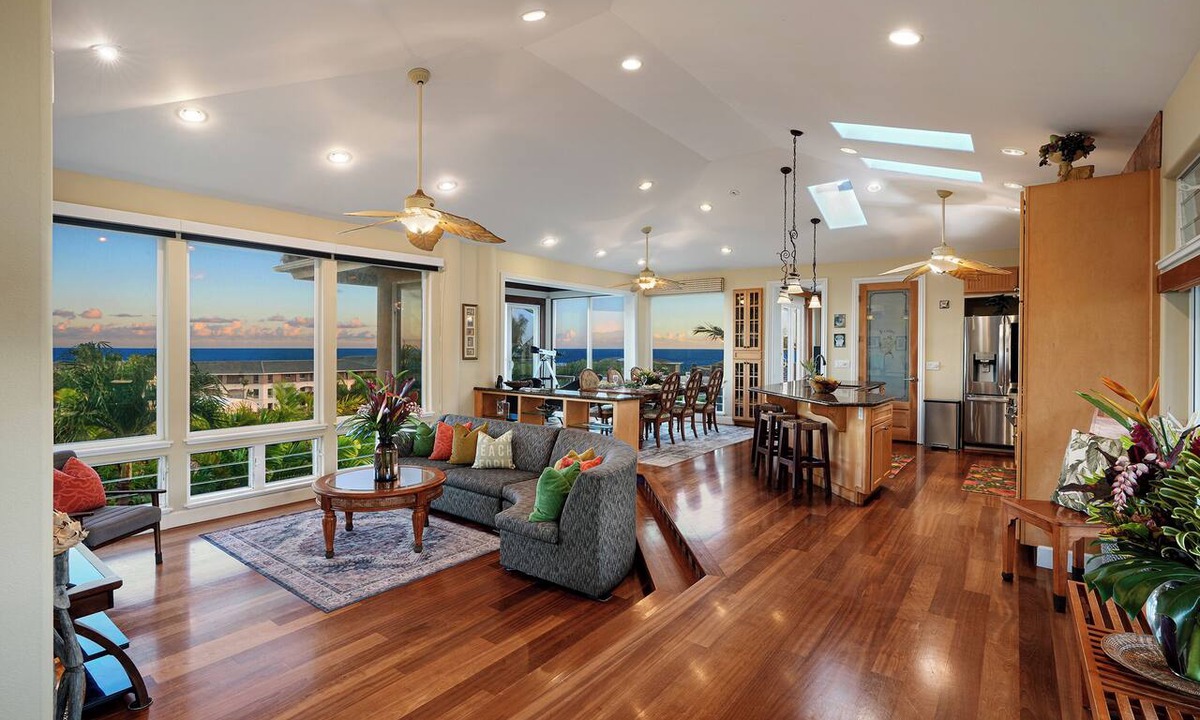 Poipu House | Luxe Oceanview Getaway with Heated Pool & Epic Sunrise- As Seen on TV