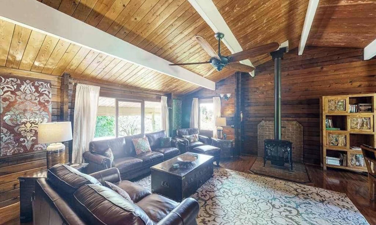 Volcano House | Tranquil Volcano Acres with Fireplace & Lanai