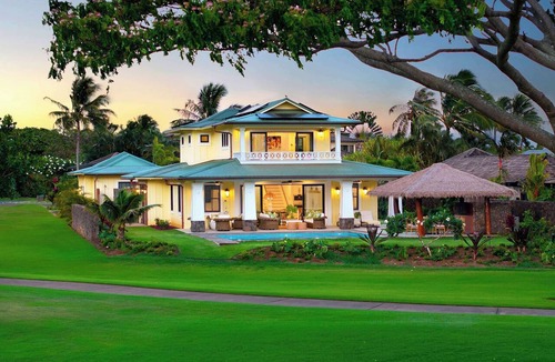 Poipu House | 5BR I Hale Maia at Kukui ula - Elegant Pool Retreat with Golf Views in Poipu