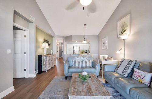 St. Augustine Beach Condo | Atlantis 302D - Steps to the Ocean!
