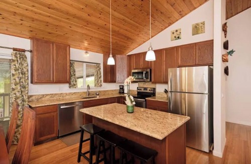 Keaau House | Eco Ocean Oasis, Tropical 1-Acre Retreat with Pool, Hot Tub, AC, Lanai