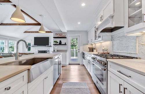 Osterville House | Elevated Osterville Escape with Heated Pool RPAM128