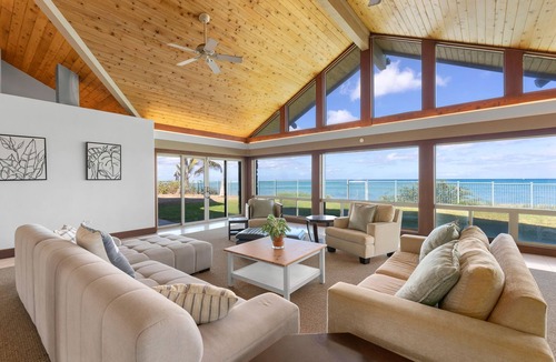 Maili House | Hale Konishiki 4-Bed: Luxury 4BR Oceanfront Home w/Private Pool, Beach Access
