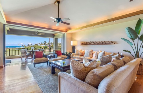 Kaupulehu Villa | Hualalai Golf Villa 4202 - Oceanfront + Prime Location + Room Service