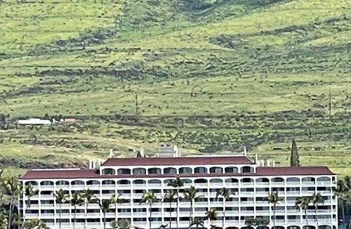 Historic Lahaina Front Street Apartment | Incredible ocean view above the palms! Lahaina Shores 603 is waiting for you.