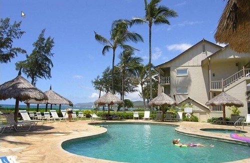 Wailua Apartment | Islander On The Beach - Oceanfront Resort/Oceanview Unit 244