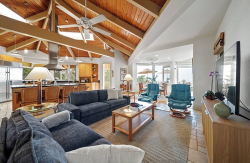 Pupukea House | Ka Hale Hau’oli by Gather: Gated North Shore Home w/Pool+Hot Tub, Lanai & Views