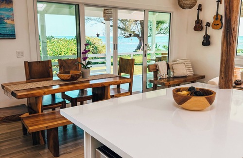 Wainiha House | Kauai North Shore Oceanfront - Mountain View Beachouse TVNC#1136 Tsunami Zone