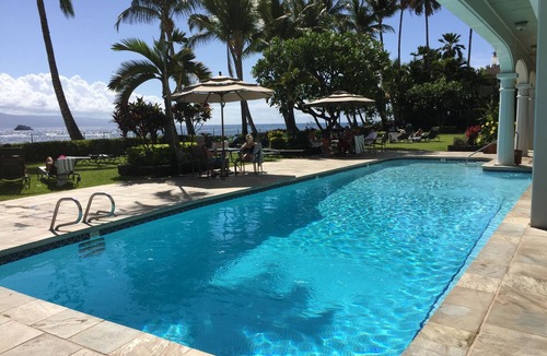 Historic Lahaina Front Street Apartment | Maui, Lahaina Shores Resort; Studio+AC, Oceanfront property.