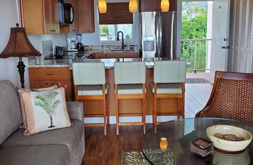 Historic Kailua Village Condo | OCEAN VIEW! – 603 KAILUA VILLAGE! NEW INTERIOR DOWNTOWN KONA - 1 BLOCK TO BAY!