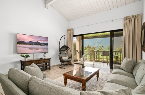 Princeville Condo | Ocean View Top Floor Resort 3BR +A/C +Pool +Beach