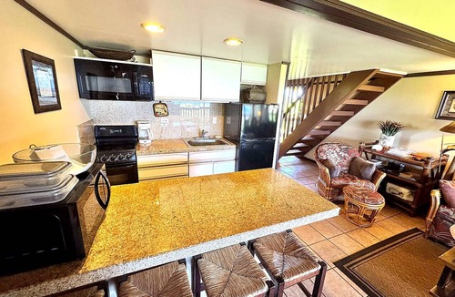 Maunaloa Condo | Oceanfront Studio Loft at Kepuhi Beach Resort