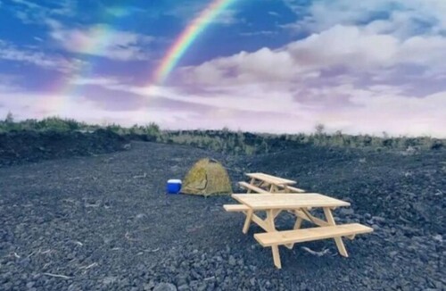 Ocean View RV Rental | Oceanview Dry Camping Site Bring Gear