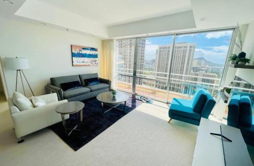 Waikiki Apartment | Penthouse Ocean view Two Bedroom Sleeps eight 2607