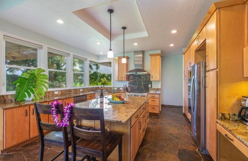 Princeville House | Pohaku Villa: Gorgeous Home w/AC, Pool, Relaxing Lanai Area & Garden Views