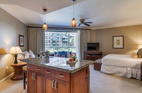 Honokowai Hotel | Studio Ocean View at Honua Kai Resort & Spa, Full Kitchen, Free Parking