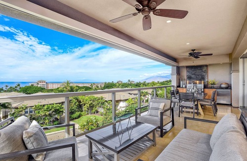 Wailea House | Summer Sale Panoramic Ocean Views Fourth Row Ho'olei, 112-4