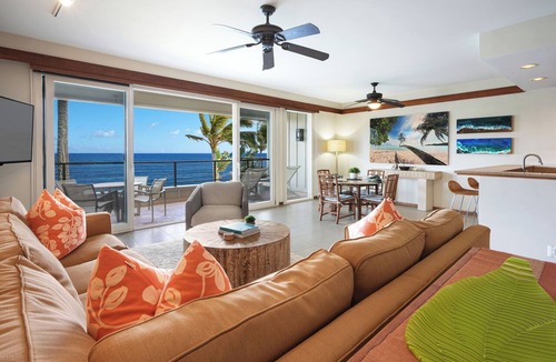 Poipu Condo | Whalers Cove 223 Breathtaking Ocean & Coastal views
