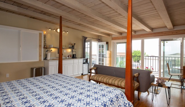 #A Ocean Beach View Studio Penthouse with Hot Tub & Eco Garden in Playa Del Rey