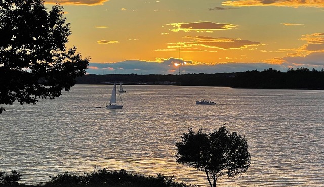 Amazing Ocean View Summer Cottage Rental w/Boat Mooring on Great Diamond Island in Great Diamond Island