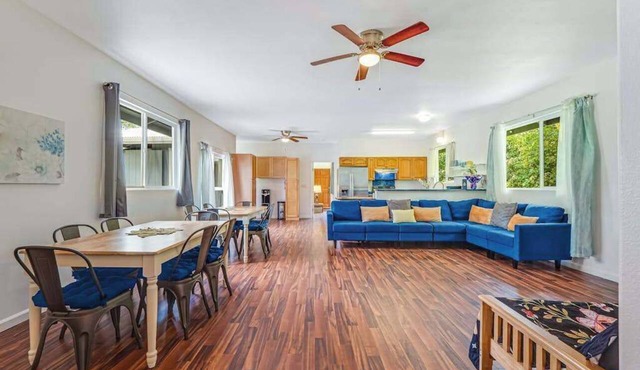August Special! Beach-Close Big Island Home Built for Gathering