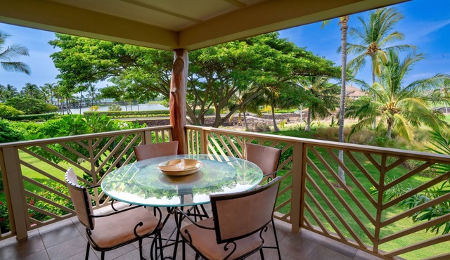 BBQ Grill on the lanai. Waikoloa Beach Villas G22