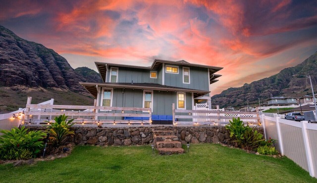 Beach 6 Min|Community Pool+Gym|Gated|Mountain View in Waianae