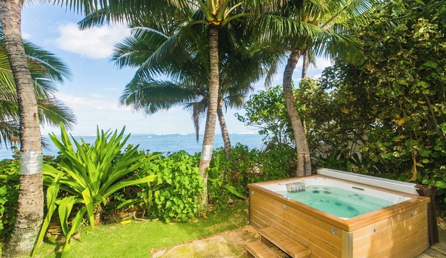 Beach in your backyard: spa and private garden Northshore Waialua