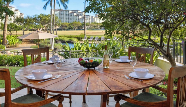 Beach Villas Ko Olina ~ GROUND FLOOR B107 ~ Beachfront ~ 3 Bedroom/3 full bath in Kapolei