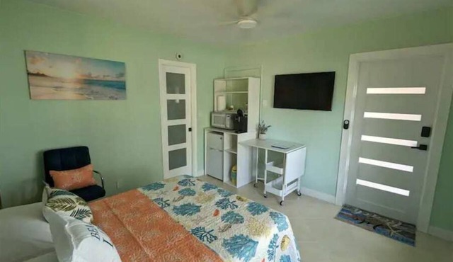 Beautiful beach awaits for you minutes away in Lighthouse Point