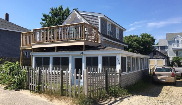 Beautiful Beach House with Guest House on White Horse Beach Stunning Ocean Views in Plymouth