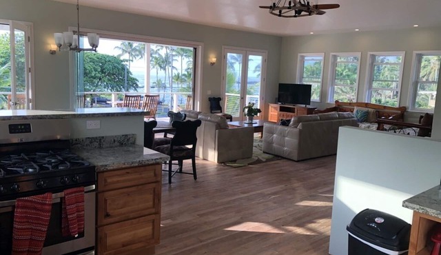 Best Hilo Beach Park House. 3,600 sq. ft. Sleeps 16. New at Richardson's Park.