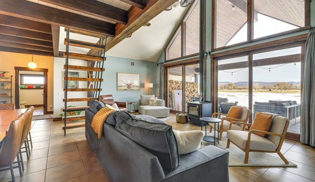 Fish, Hike & Ski: Mtn-View Gunnison Home w/Sauna in Gunnison