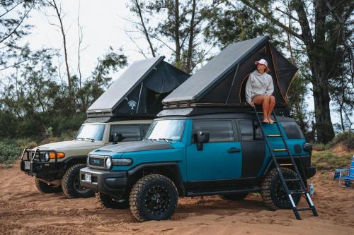 Fully Decked Blue FJ Cruiser!