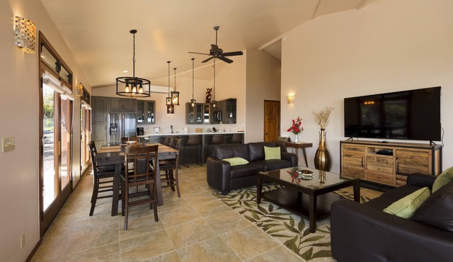HALE HALE'AI OCEANFRONT AIR CONDITIONED SPECTACULAR with POOL in Keaau