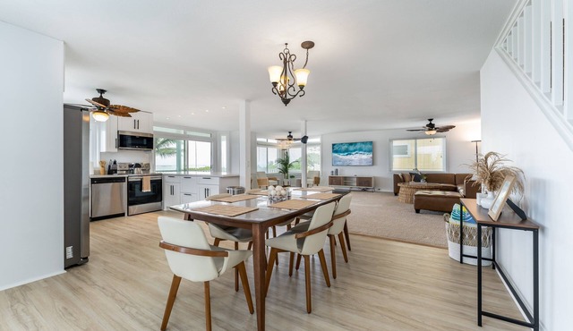 Hale Kahakai - Oceanfront Retreat - Direct Beach Access - 90 Day Rental