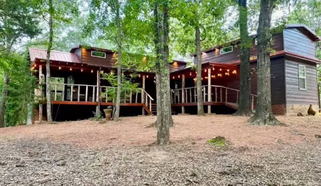 Heavenly Escape into the Forest-Tiny Home #2 at Allen Acres Resort in Edgewood