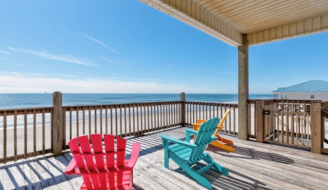 Jadestone | Available 8/15! Gulf Front-west end in Dauphin Island
