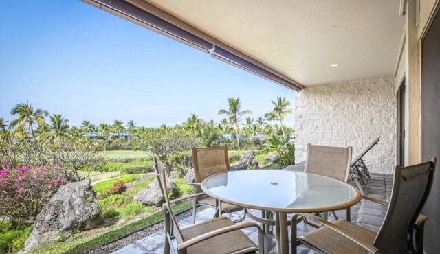 Keauhou Punahele B-107 Ground Floor, Spacious Lanai, Personal BBQ, VERY Quiet