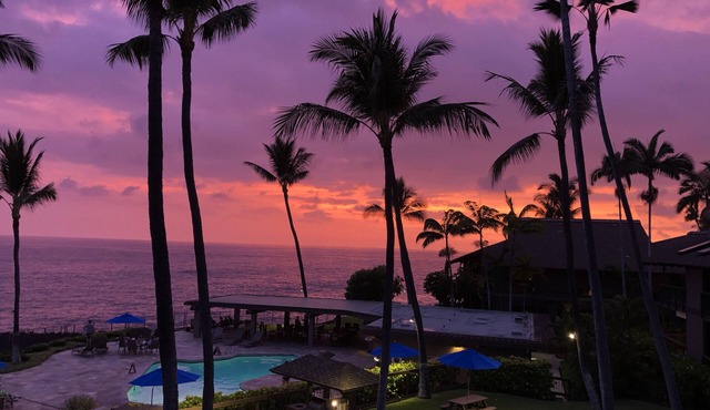 Kona Hawaii Oceanfront Vacation Rental- NO FEE FOR AIR CONDITIONING
