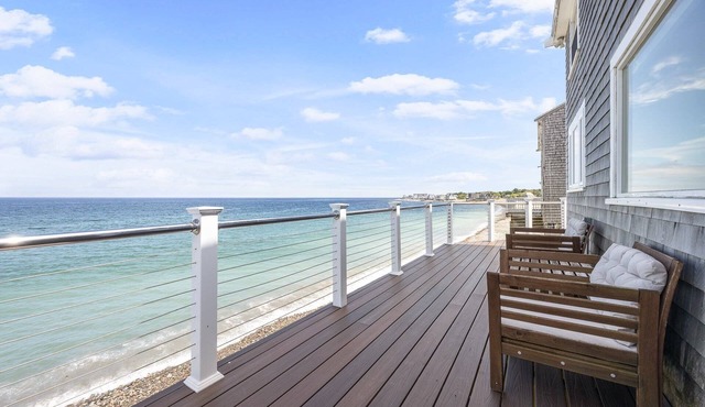 Luxury Home: Elegant Oceanfront Escape - Steps to the Shore | Minutes from Downtown in Scituate