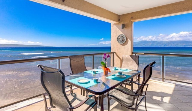 NEW! Gorgeous Remodel, Panoramic Views right on Sandy Swimmable Beach