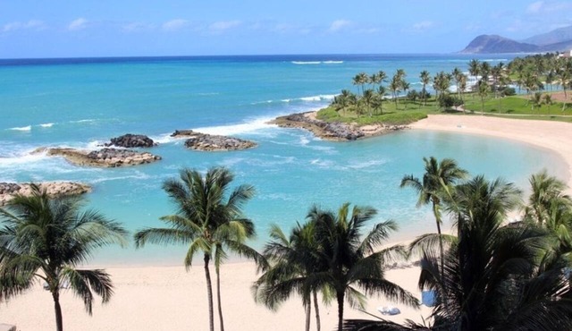 Ocean-View KoOlina walk to Beach, Lagoons & Dining in Kapolei