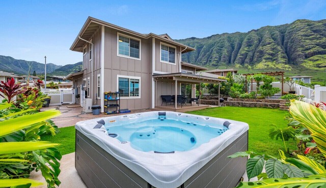 Ocean Views|Game Room|Beach 6 Min|Fruit Trees|BBQ in Waianae
