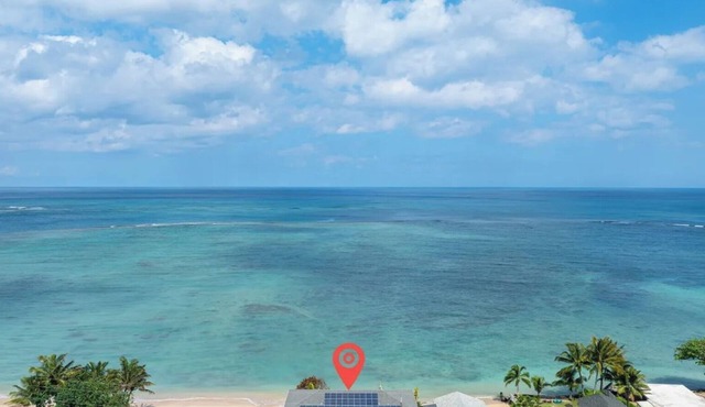 Oceanfront 30-Day Retreat: 4BR, 2 Private Units, AC & Kayaks