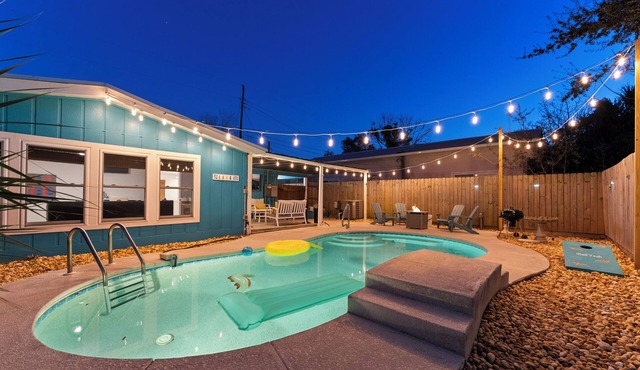 Panama City Beach Cottage + Heated Pool + Arcade + Walk to Beach + Sleeps 7 in Panama City Beach