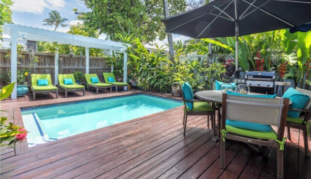 Private Heated Pool-2BR/2BA-OldTown for full Winter Jan 1 -March 31 -Weekly Maid in Key West