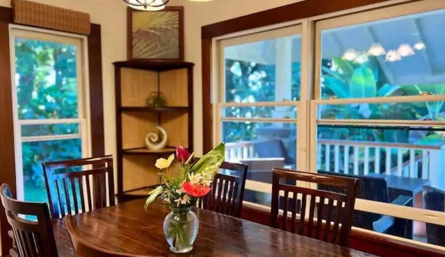 Private paradise organic farm stay with ocean view, nestled in banana grove